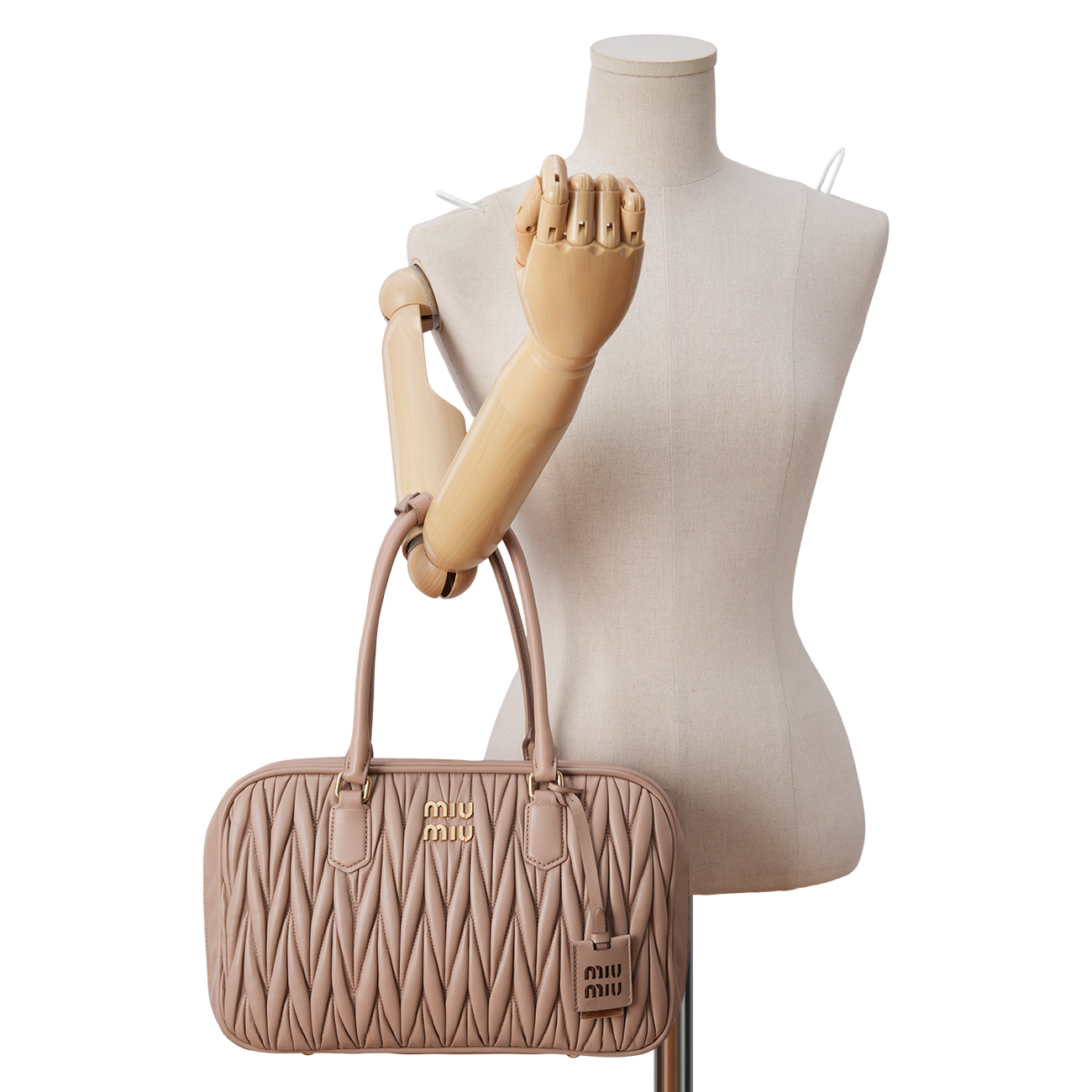 MIU MIU(USED)미우미우 5BB133 마테라쎄 토트백